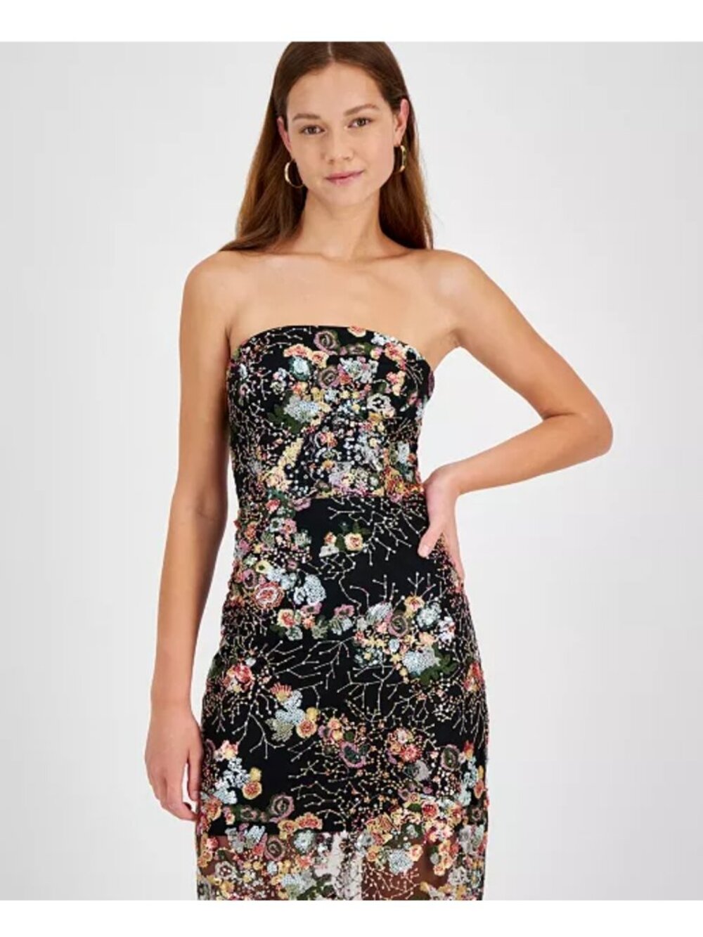 SAM EDELMAN SEQUINED MIDI DRESS